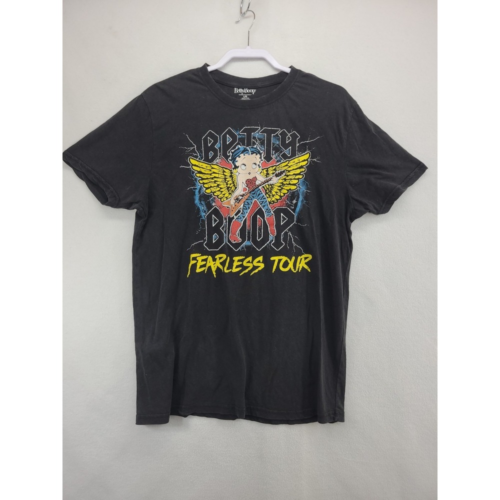 Betty Boop Fearless Tour T shirt Tee Top Large Concert Festival